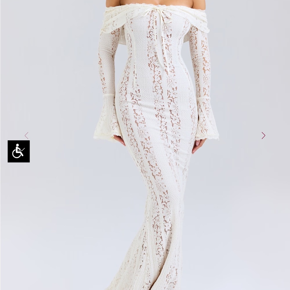 Elegant Off-Shoulder Lace Dress